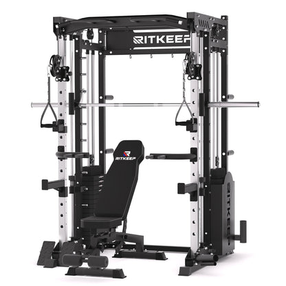 PMAX 5600 Home Gym Smith Machine - Integrated Weight System
