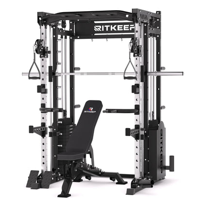 PMAX 5600 Home Gym Smith Machine - Integrated Weight System