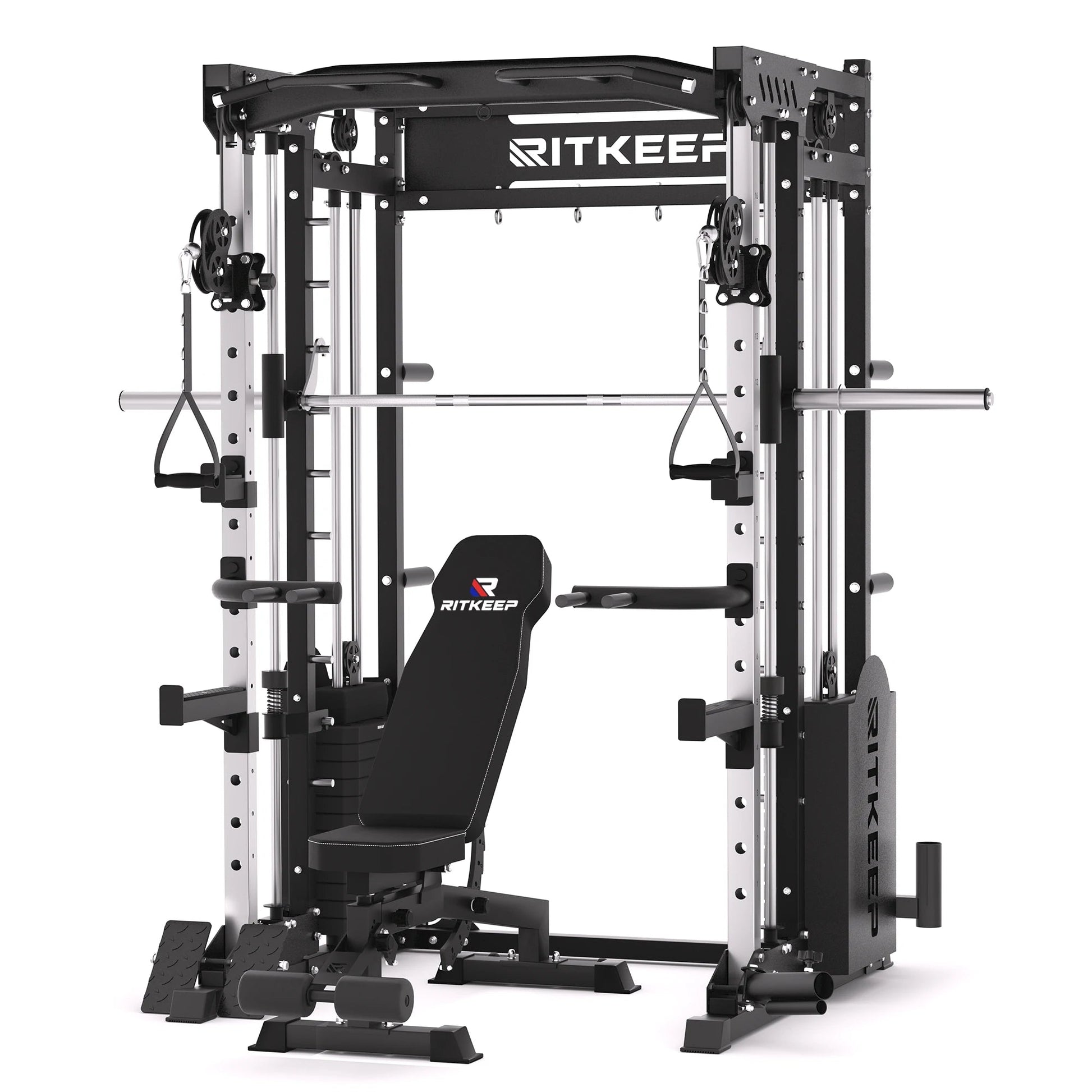 PMAX 5600 Home Gym Smith Machine - Integrated Weight System