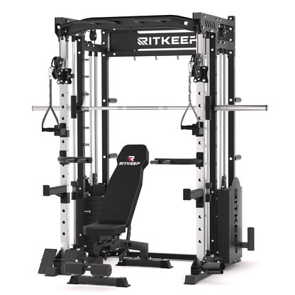 PMAX 5600 Home Gym Smith Machine - Integrated Weight System