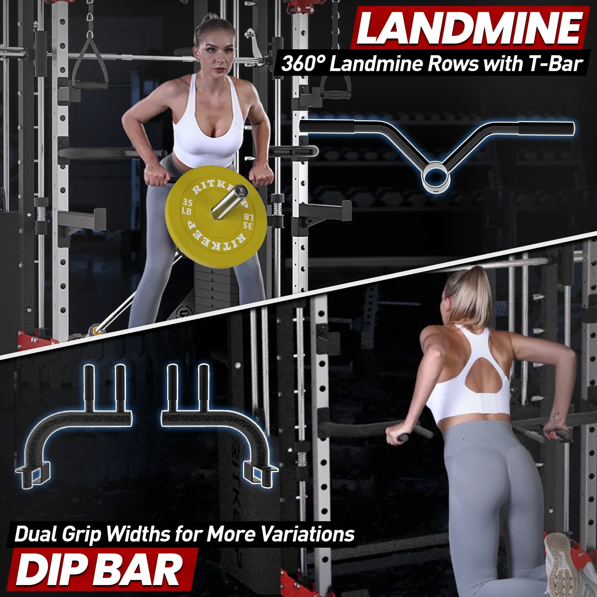 PMAX 5600 Home Gym Smith Machine - Integrated Weight System