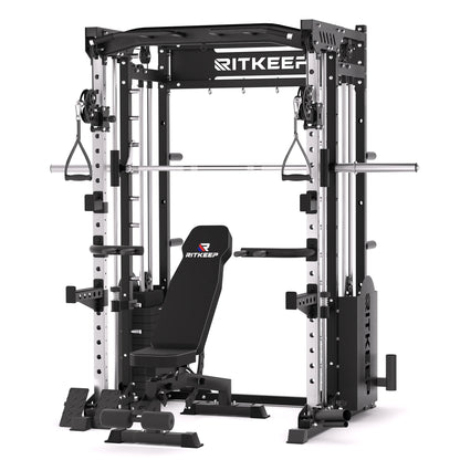 PMAX 5600 Home Gym Smith Machine - Integrated Weight System