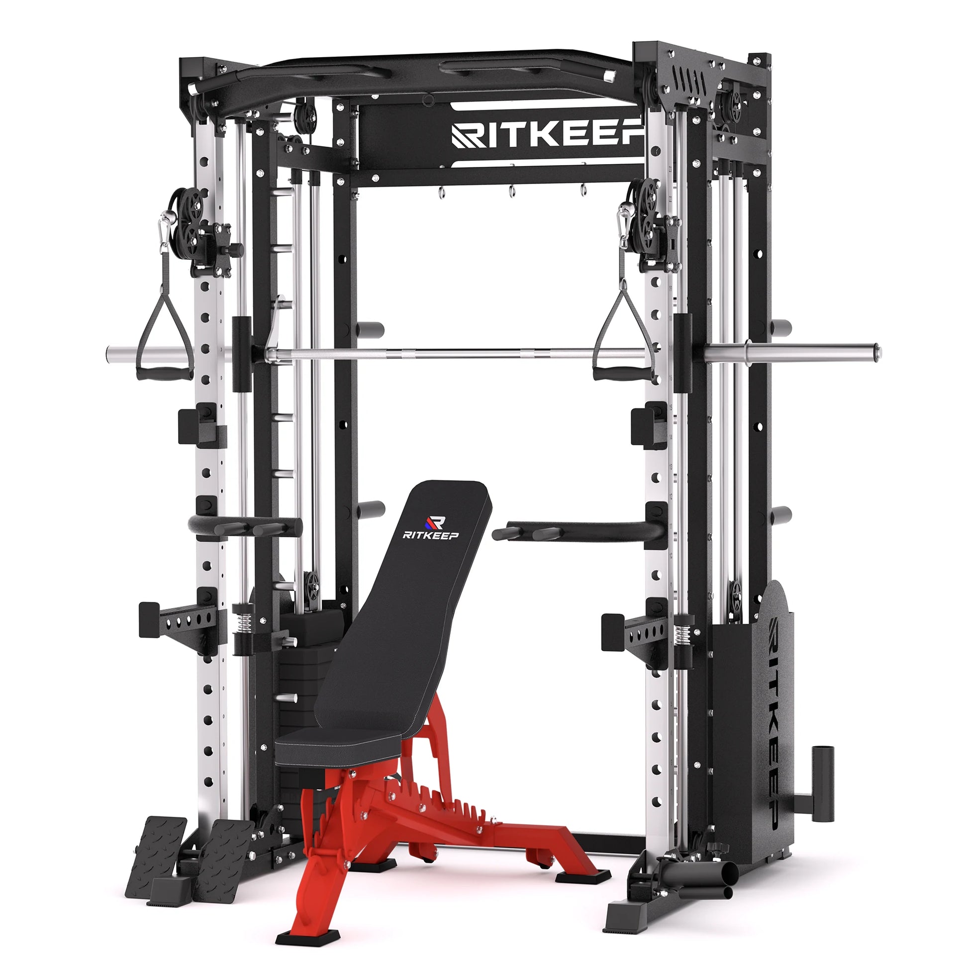 PMAX 5600 Home Gym Smith Machine - Integrated Weight System