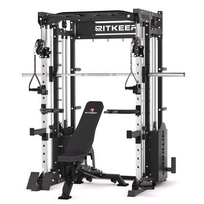 PMAX 5600 Home Gym Smith Machine - Integrated Weight System