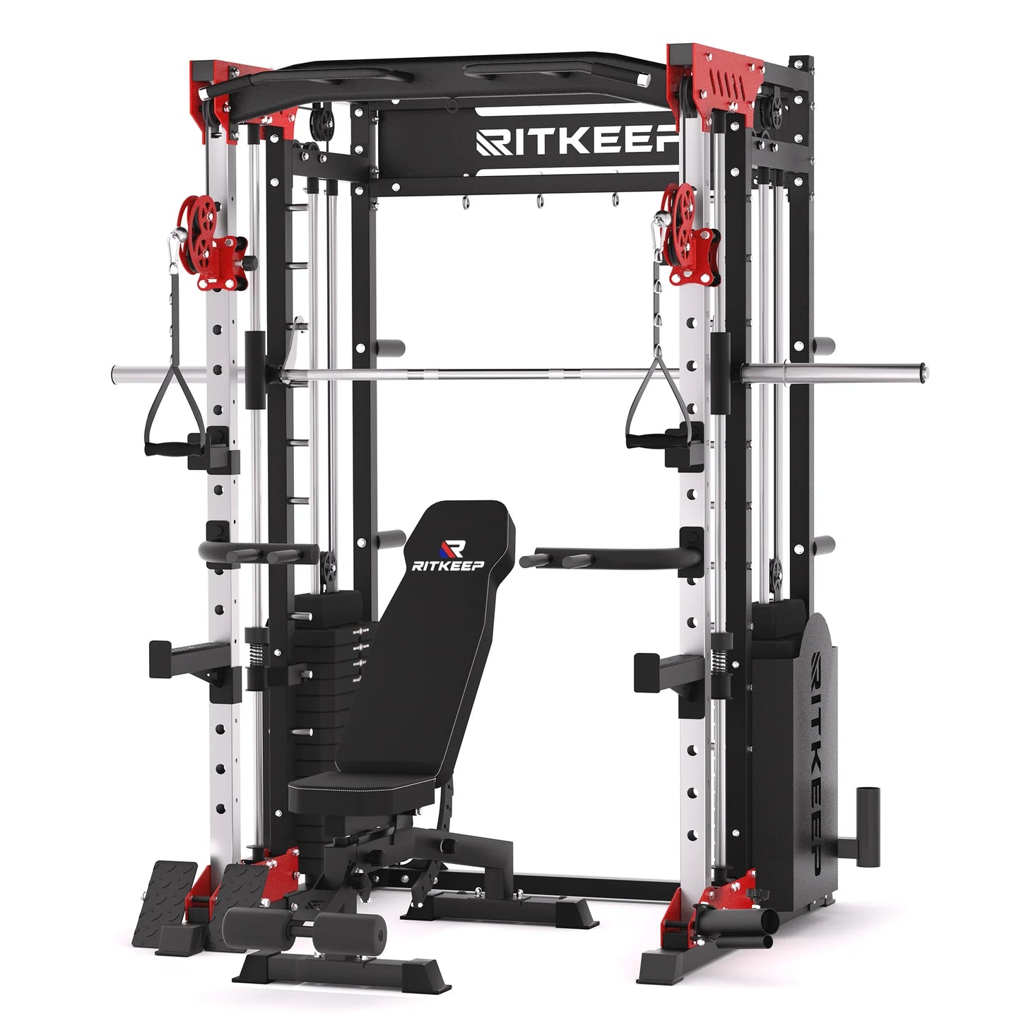 PMAX 5600 Home Gym Smith Machine - Integrated Weight System