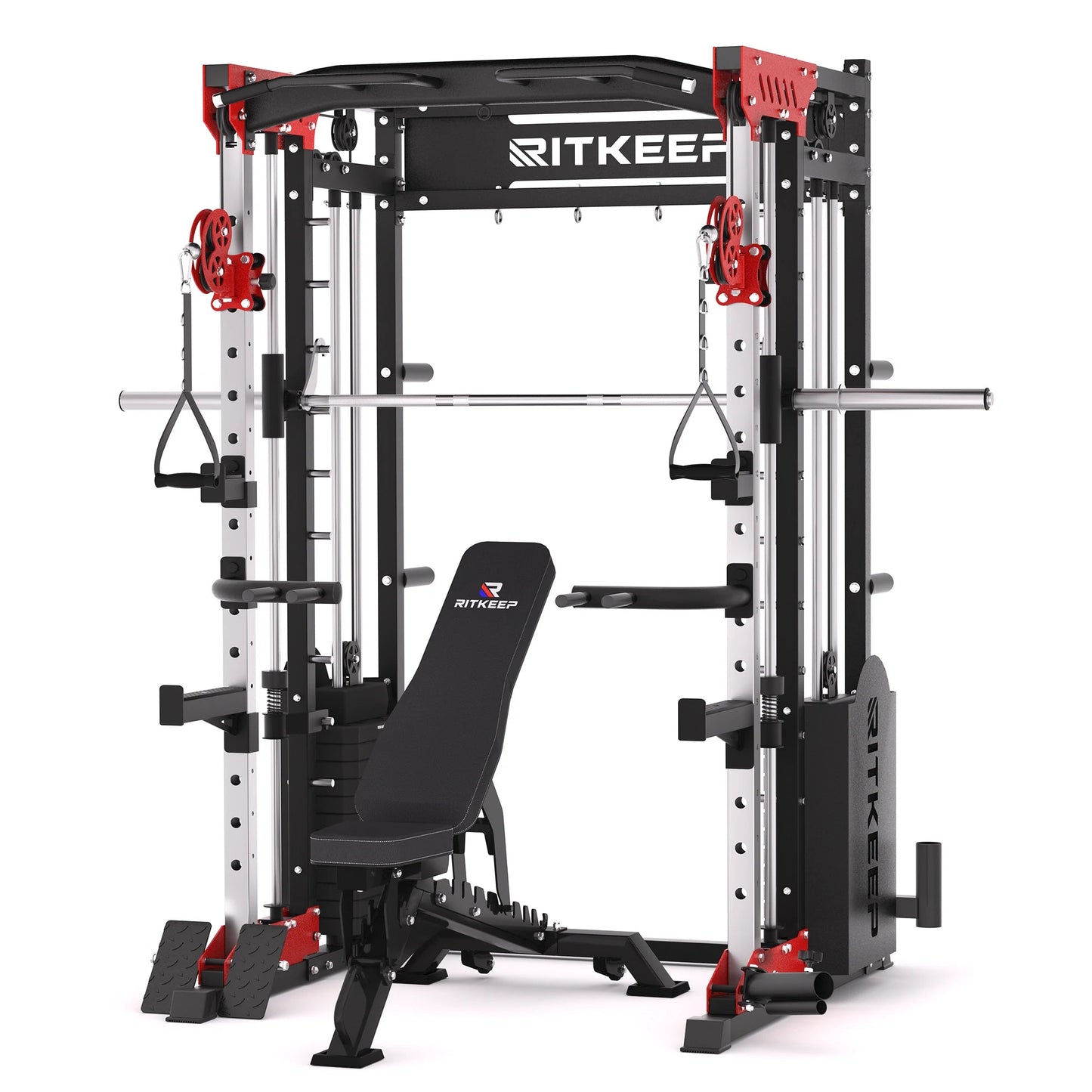 PMAX 5600 Home Gym Smith Machine - Integrated Weight System